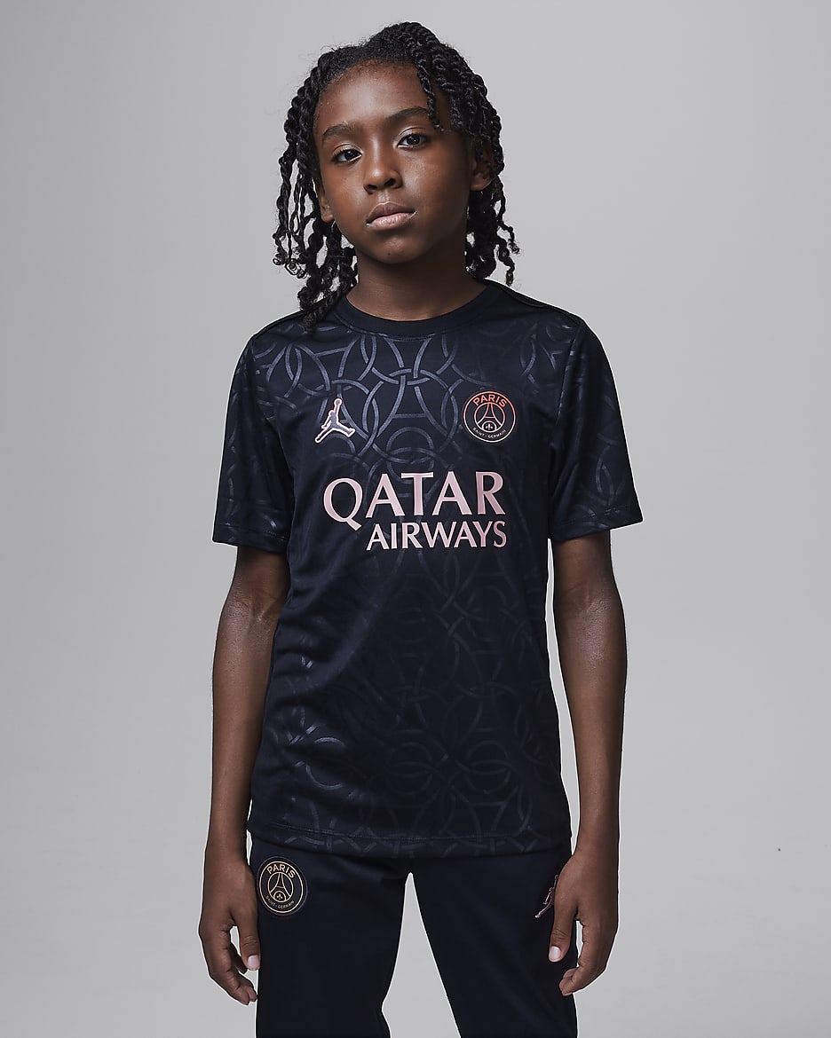 Playera paris jordan negra sale